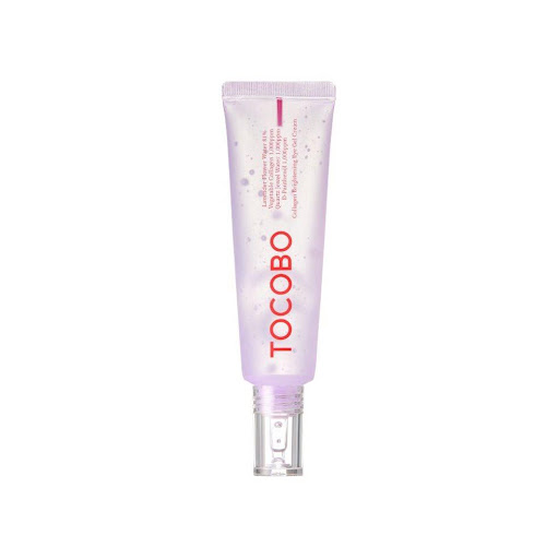 Contorno de ojos Collagen Eye Gel Cream de TOCOBO 30ml TOCOBO 30ml x 1 Es un gel super ligero para el contorno de ojos que hidrata, reafirma y revitaliza la piel. Enriquecida con colágeno vegano, ácido hialurónico y extracto de lavanda, ayuda a reducir la apariencia de l