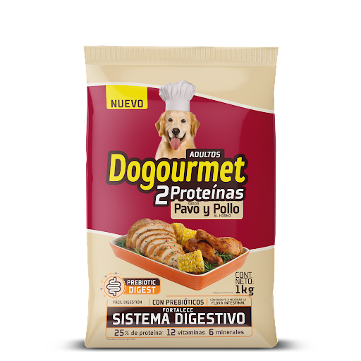 Alimento Para Perros Dogourmet Pavo Y Pollo x 1 kg
