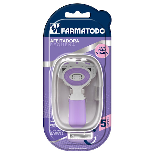Afeitadora Viajera Farmatodo Para Dama Blíster x 1 und