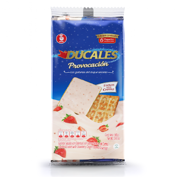 Galleta Ducales Fresa con Crema Bolsa x 6Und   