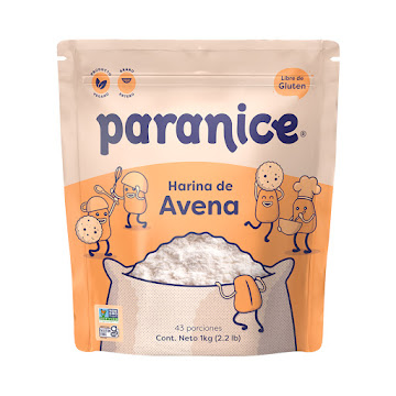 Harina Paranice De Avena Libre De Gluten Bolsa x 1000 gr  