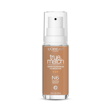 Base Líquida Loreal   Paris True Match Neutral Medium N6 x 30 Ml  