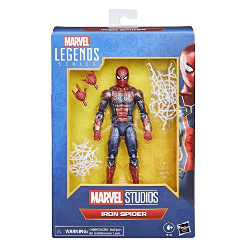 Figura De Acción Marvel Legends Series Iron Spider Marvel  x 1 Es una figura coleccionable inspirada en el traje Iron Spider de Spider-Man en el universo cinematográfico de Marvel. Incluye detalles premium y accesorios como patas mecánicas desmontables.