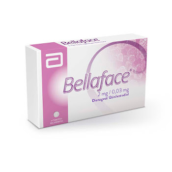 Bellaface Dienogest + Etinilestradiol 2mg/0.03mg Abbott Caja x 21 Tabletas  