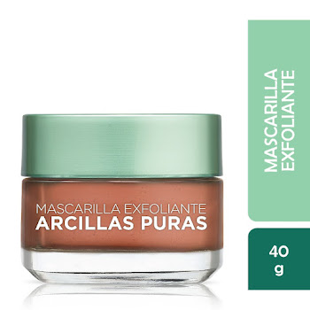 Mascarilla Loreal Crema Exfoliante Clay Mask x 40 gr  