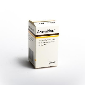 //ANEMIDOX FCO.X20CAP. MER FUMARATO FERROSO ÁCIDO FÓLICO ÁCIDO ASCÓRBI  