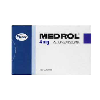 Medrol Metilprednisolona 4 mg Pfizer Caja x 30 Tabletas  