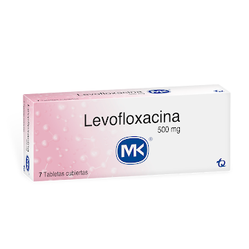 Levofloxacina MK 500 mg Caja x 7 Tabletas  