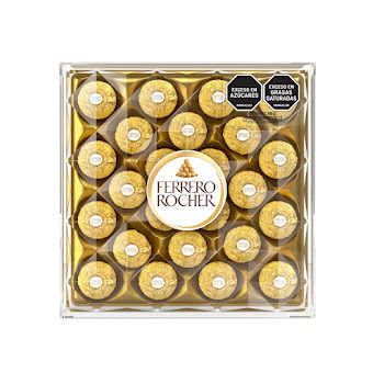 Chocolate Ferrero Rocher Estuche Diamantado x 24 und              