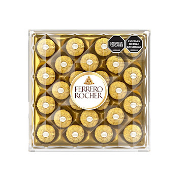 Chocolate Ferrero Rocher Estuche Diamantado x 24 und              