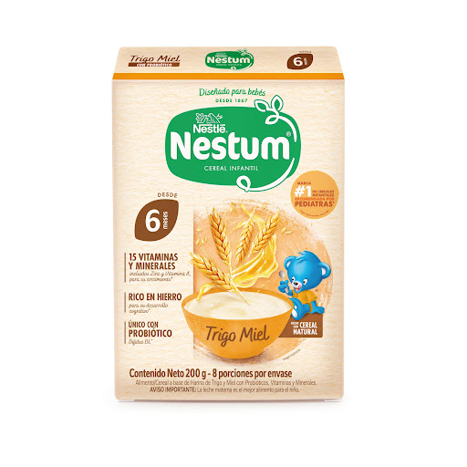 Cereal Infantil Nestum Trigo Miel Caja x 200 gr