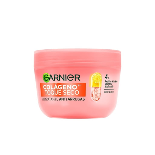 Crema Garnier Hidratante Anti Arrugas Toque Seco Colageno Frasco x 85 g