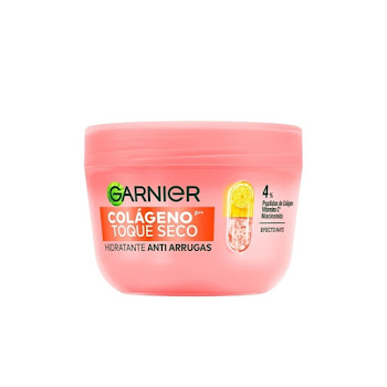 Crema Garnier Hidratante Anti Arrugas Toque Seco Colageno Frasco x 85 g  
