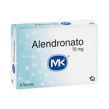 Alendronato MK 70mg   Tabletas Caja x4Tab.                               