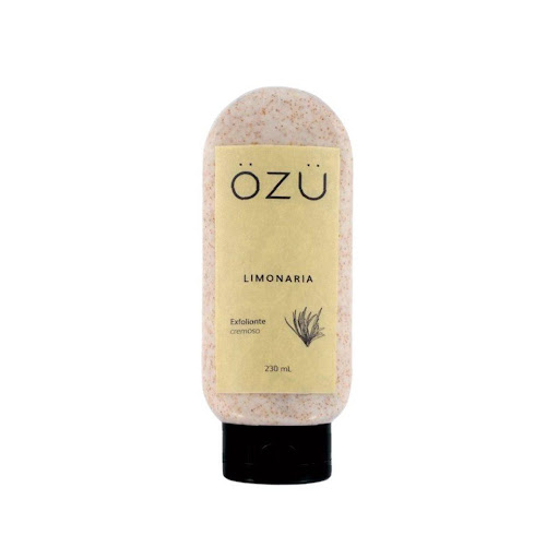 Exfoliante OZU Limonaria x 230 ml OZU  x 1 Exfoliante cremoso corporal con semillas de durazno y gránulos de piedra pómez. Su fórmula cremosa con extractos de centella asiática, manzanilla, caléndula y cola de caballo limpia y exfolia la piel,