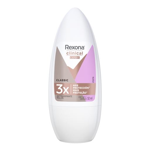 Desodorante Mujer Rexona Roll On Clínical Expert Frasco x 50 ml