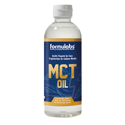 Mct Oil Aceite Vegetal De Coco Jarrow Formulabs Botella x 473 ml
