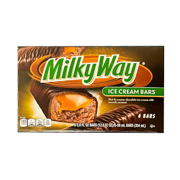 Barra De Helado Milkyway Con Caramleo y Cubierta de Chocolate x 1 und  
