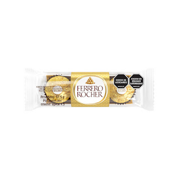 Chocolate Ferrero Rocher Paquete x 3 und  