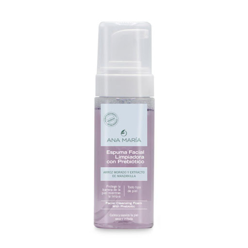 ESPUMA ANA MARIA FACIAL LIMPIADORA CON PREBIOTICO ENVASE X 180 ML ANA MARIA  x 1 UND  