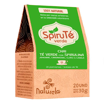 Té Verde Chai Naturela Spiruté  Caja x 20 und  