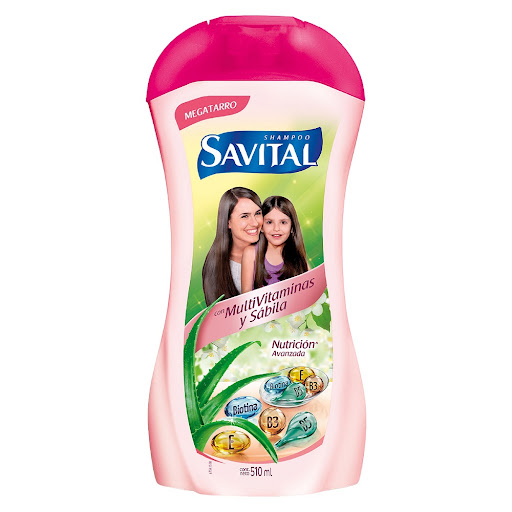 Shampoo Savital   Multivitaminas y Sábila x 510 ml