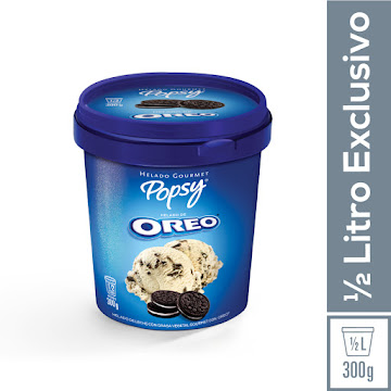 Helado Popsy Oreo x 300 gr  