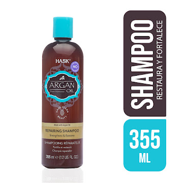 Shampoo Hask Reparador Aceite De Argan x 355 ml  