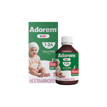 Adorem Baby Acetaminofén 3,2 g/100ml Siegfried Jarabe x 60 ml  