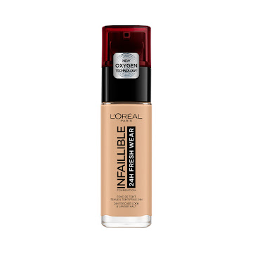 Base Loreal Paris Infaillible Fresh Wear 200 Sable Dore/Golden x 30 ml  