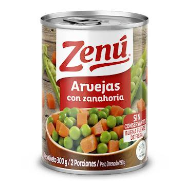 Arvejas Con Zanahorias Zenú Lata x 300 gr  