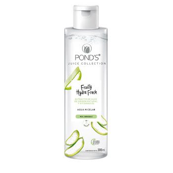 Agua Micelar Ponds   Fruity Hidra Fresh Aloe Frasco x 300 ml  