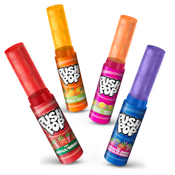 Chupeta Push Pop Caramelo Sabores Variados x 15 gr  