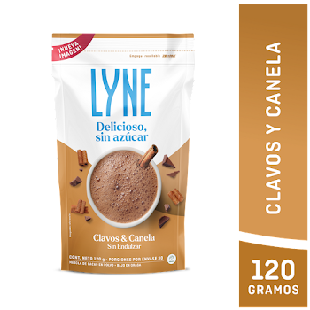 Chocolate Lyne Sin   Azúcar Clavos y Canela x 120 gr 