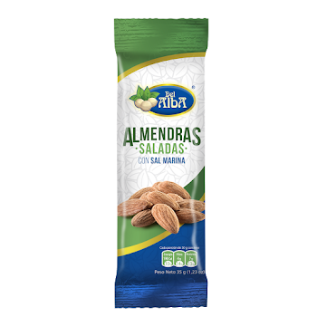 Pasabocas Del Alba Almendras Saladas Paquete x 35 gr  