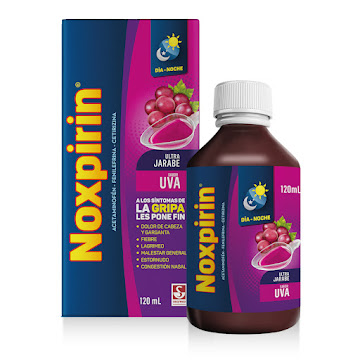 Noxpirin Ultra Adultos Acetaminofen + Fenilefrina + Cetrizina Siegfried Jarabe Frasco x 120 ml  