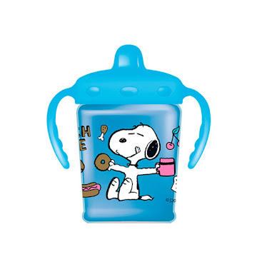 Solo Online Vaso Entrenador   Antiderrame 250ml   8 Oz   Marca Peanuts Color Azul 