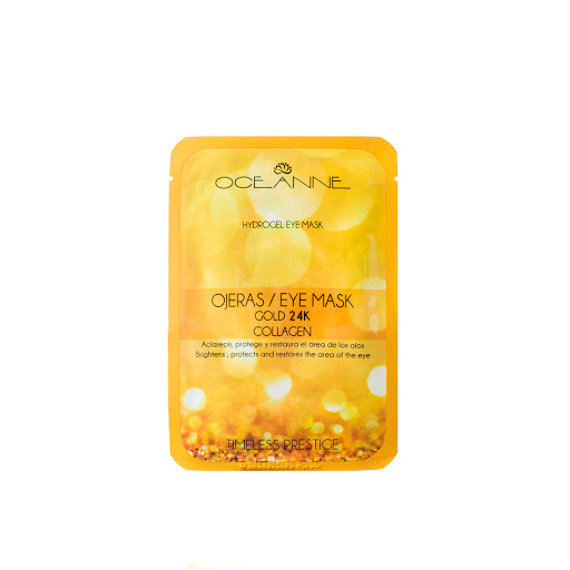 Parche Oceanne Beauty Para Ojeras Hidrogel Colageno 24k x 1 und