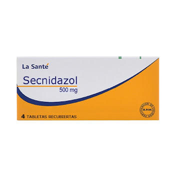 Secnidasol 500 mg La Santé Caja x 4 Tabletas  