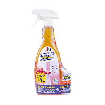 Mega Concentrado Binner Cocina Desengrasante Botella x 700 ml  