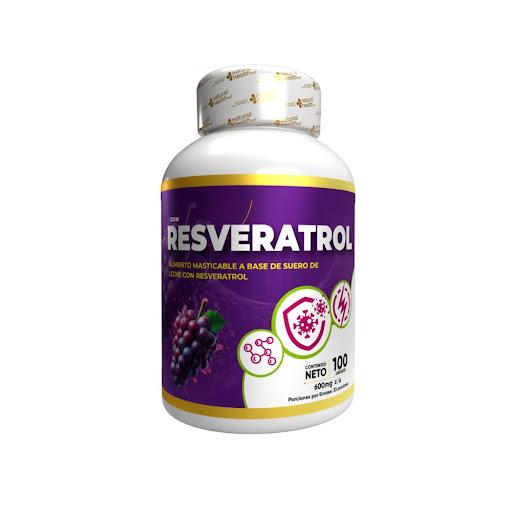 Resveratrol x100 – Antioxidante Natural NATURAL HEALTH PASTILLERO x 1 Suplemento con resveratrol que aporta antioxidantes para ayudar a proteger las células del daño oxidativo y apoyar el bienestar general.