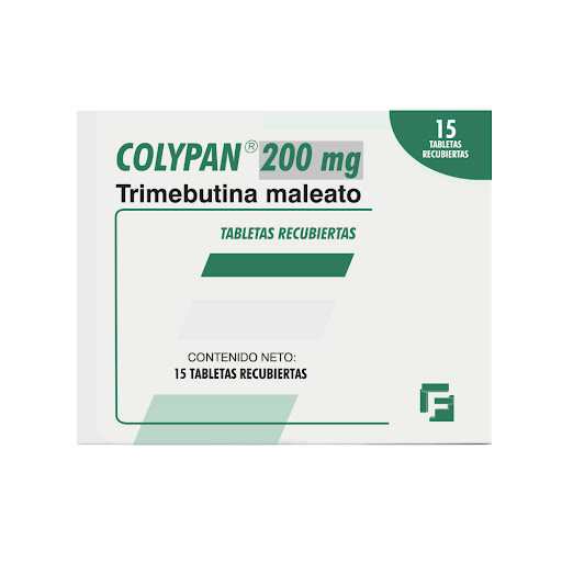 Colypan Trimebutina 200 mg Farmacol Caja x 15 Tabletas