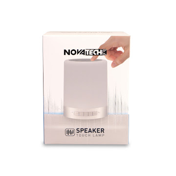 Parlante Portatil Novatech con Lampara LED y Conexión Bluetooth Caja x 1Uni  