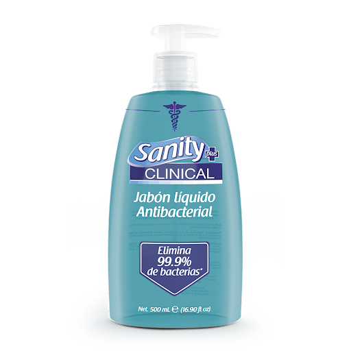 Jabón Líquido Antibacterial Sanity Clinical x 500 ml