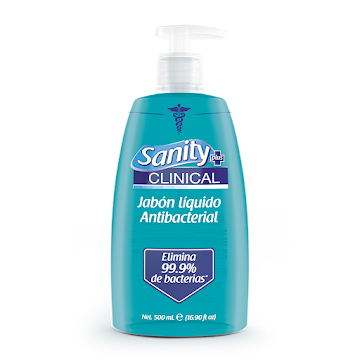 Jabón Líquido Antibacterial Sanity Clinical x 500 ml undefined