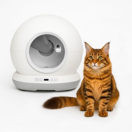 Arenero Inteligente para Gatos QITT VTA+ con Limpieza Automática y Control por App VTA+ 1 arenero inteligente x 1