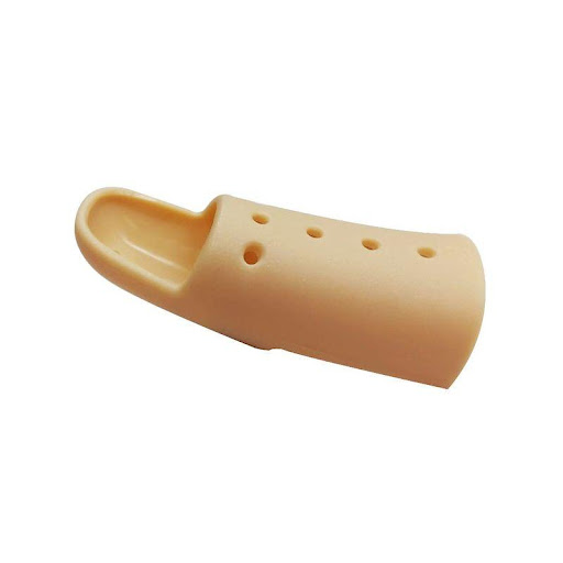 Inmovilizador Plástico. Dedo Fs006 No.6 Recovery Individual x 1 Férula completa para dedo sin cubrimiento de uña con orificios de ventilación