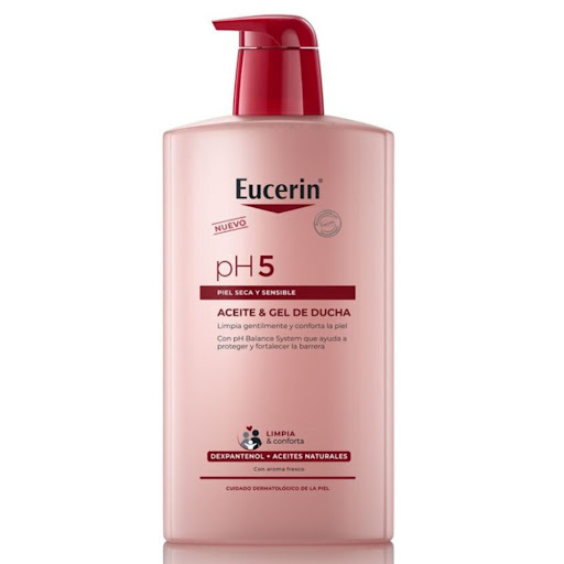 Aceite Y Gel De Ducha Eucerin Ph5 x 1000 ml