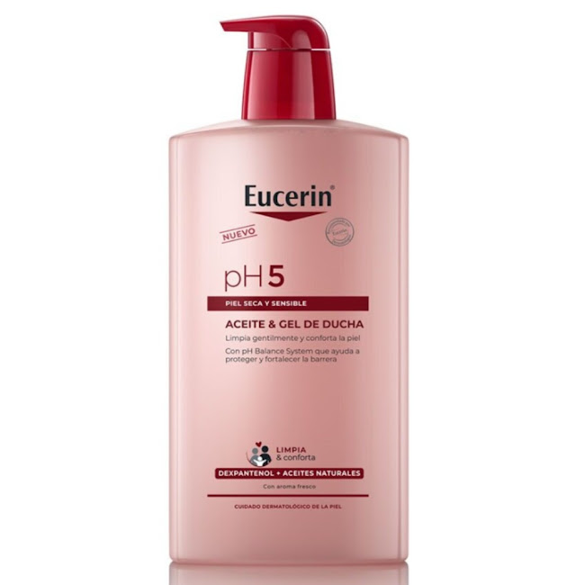 Aceite Y Gel De Ducha Eucerin Ph5 x 1000 ml  