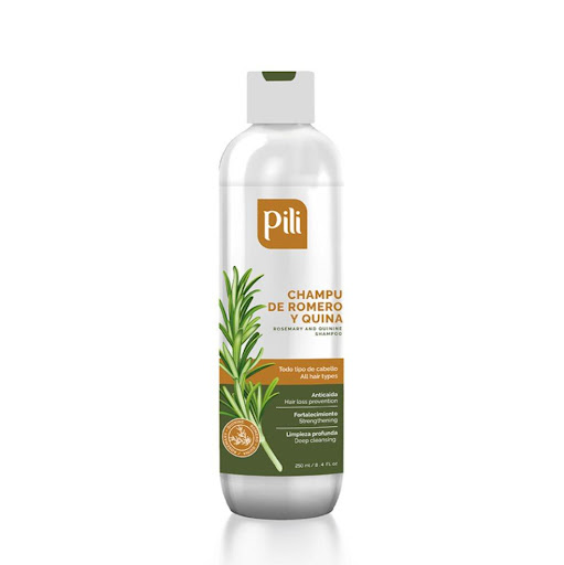 CHAMPU DE ROMERO Y QUINA PILI POTE X 250 ML PILI POTE x 250 ML Ingredientes activos
Romero, Quina, Vitamina E

Romero y Quina: Ayudan a disminuir la caída del cabello ya estimular su crecimiento, aumentando la oxigenación del folículo piloso. Gracias a sus propie